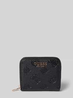 GUESS portemonnee Cresidia II SLG Zip Around Wallet Black zwart