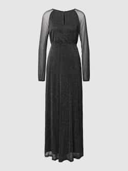 Apricot Avondjurk met effectgaren