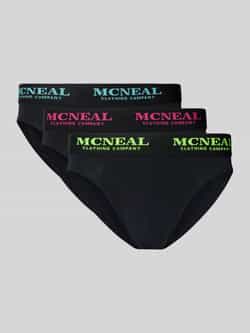 MCNEAL Slip met elastische band met label in een set van 3 stuks