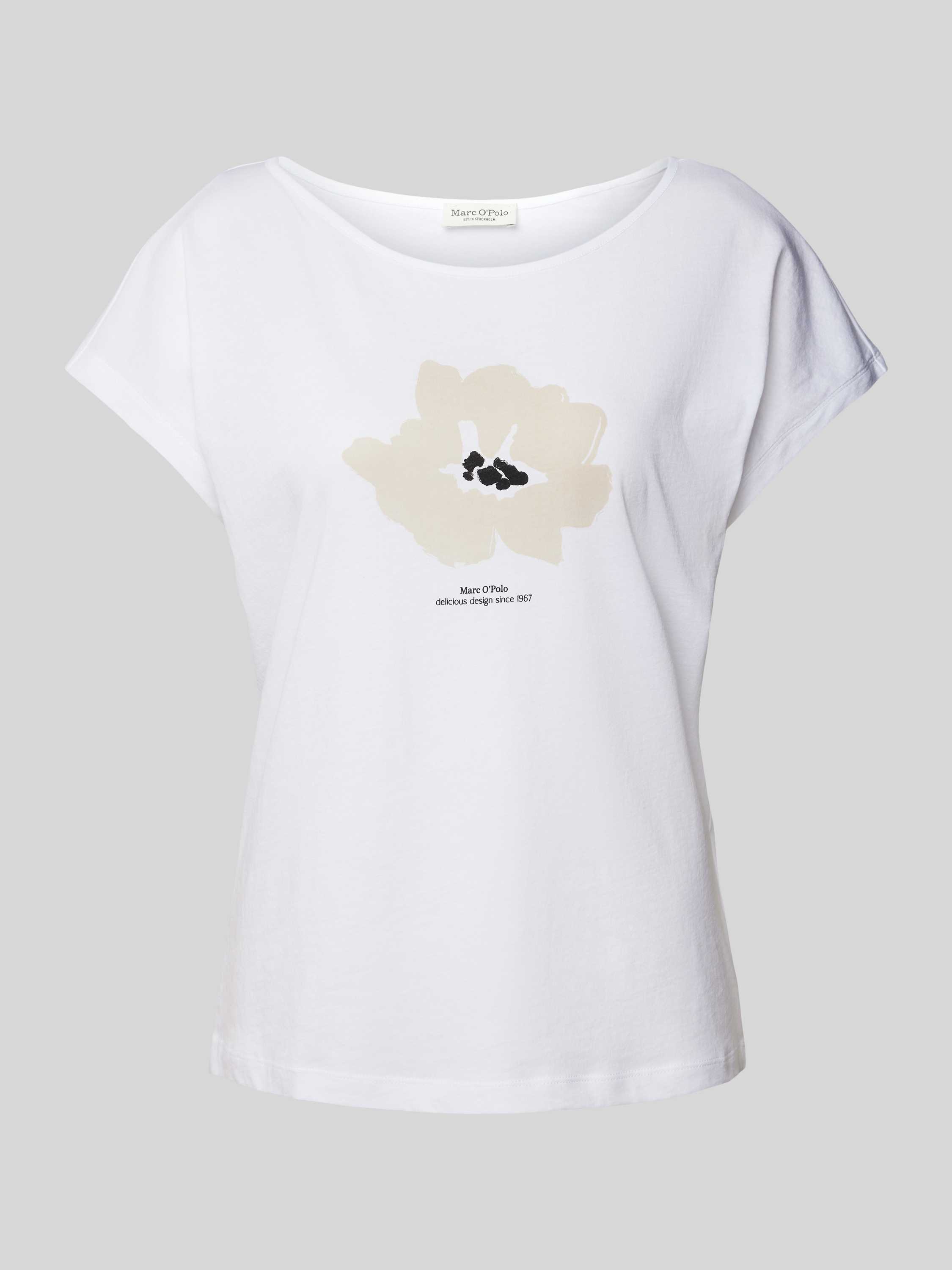 Marc O'Polo T-shirt met labelprint