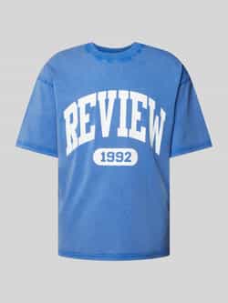 REVIEW T-shirt met labelprint