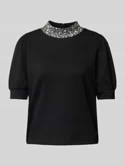 Monari Sweatshirt met halflange mouwen