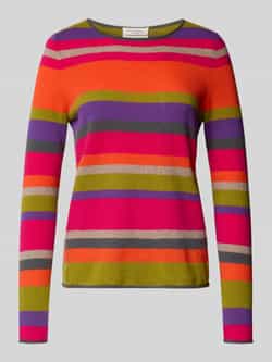 Christian Berg Woman Regular fit gebreide pullover van puur kasjmier