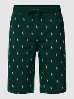 Polo Ralph Lauren Underwear Slim fit sweatshorts met all-over print model 'LIQUID'