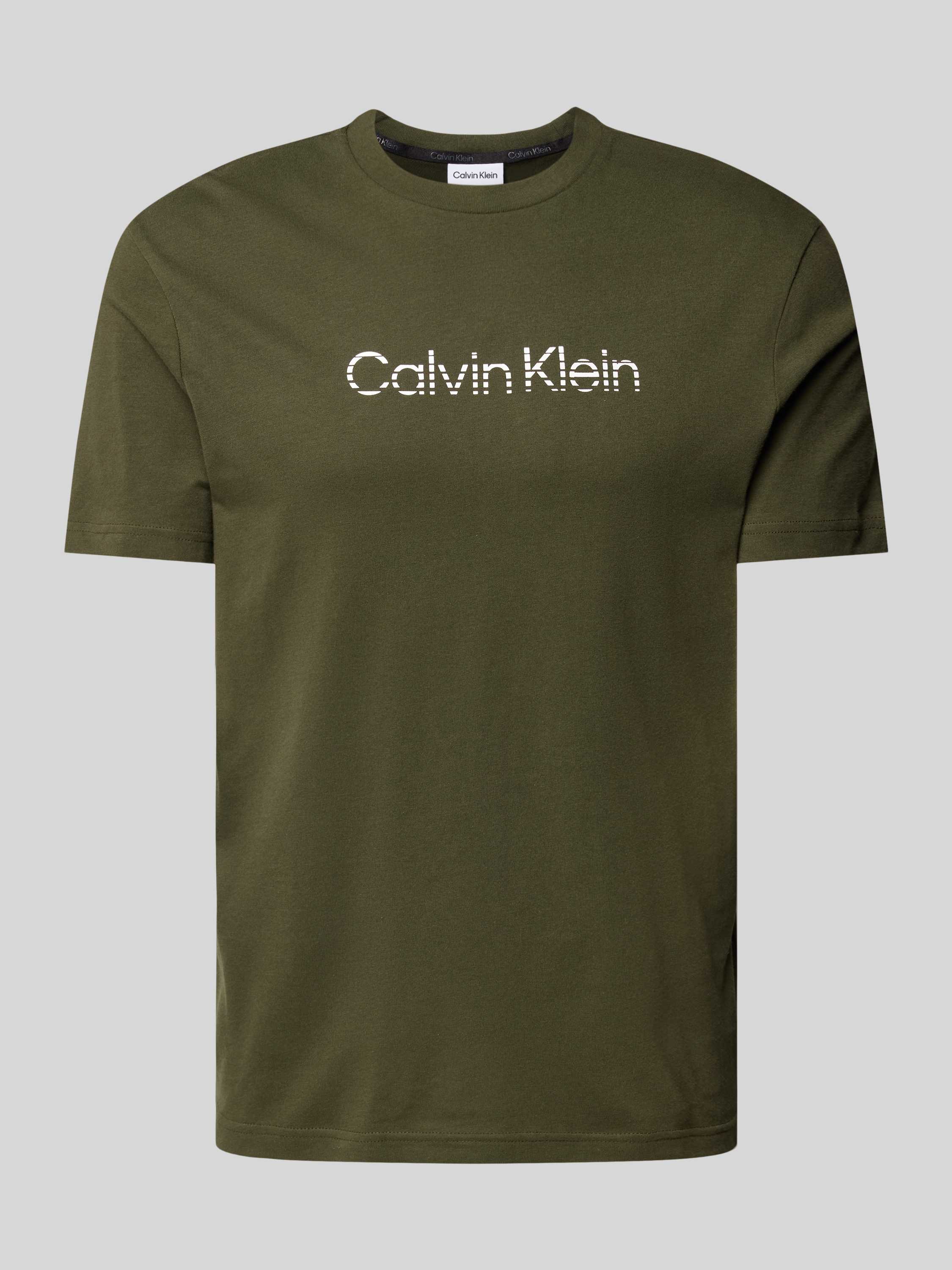 CK Calvin Klein T-shirt met labelprint