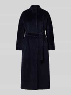 Max Mara Studio Lange wollen jas van alpacamix model 'FERITO'