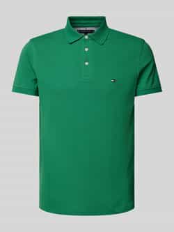 Tommy Hilfiger Poloshirt 1985 SLIM POLO van iets gestructureerd piqué