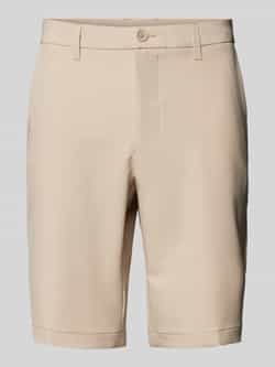 BOSS Green Regular fit korte broek met ceintuurlussen model 'Commuter'