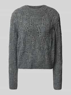 Joop! Gebreide pullover met alpaca en ronde hals