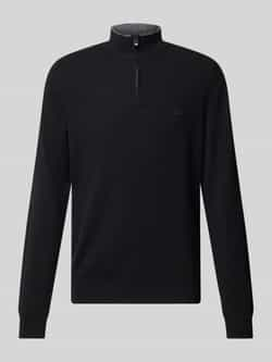 Boss Gebreide pullover met opstaande kraag model 'Emarlo'