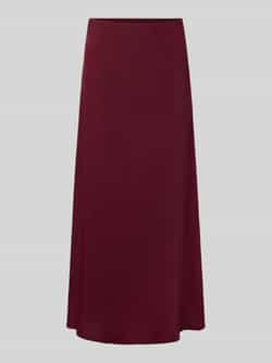 Pieces Uitlopende midirok met elastische band model 'FRANAN'