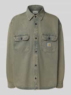 Carhartt Work In Progress Jeansoverhemd met knoopsluiting model 'Tigan'