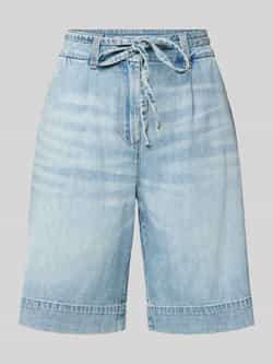 Vero Moda Wide leg korte jeans met strikceintuur model 'ARIA'