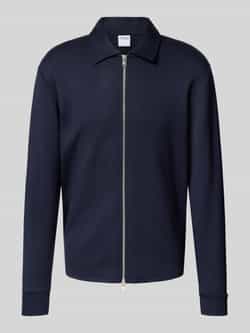 SELECTED HOMME Heren Truien & Vesten Slhemanuel Soft Full Zip Sweat Noos Donkerblauw