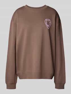 Hugo Blue Oversized sweatshirt met ronde hals