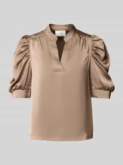 NEO NOIR Regular fit blouseshirt met pofmouwen model 'Roella'