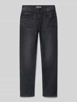 S.Oliver RED LABEL Regular fit straight leg jeans van katoenmix model 'PETE'