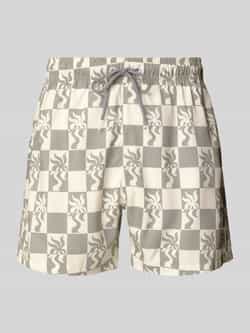BOARDIES Zwembroek met elastische band model 'Clara Palm'