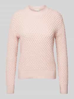 Apricot Gebreide pullover met ronde hals