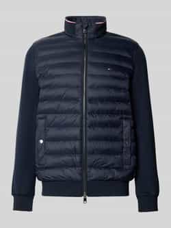 Tommy Hilfiger Regular fit gewatteerd jack van katoenmix