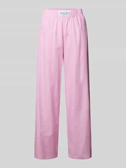 ANOTHER COTTON LAB Straight leg pyjamabroek met labelpatch