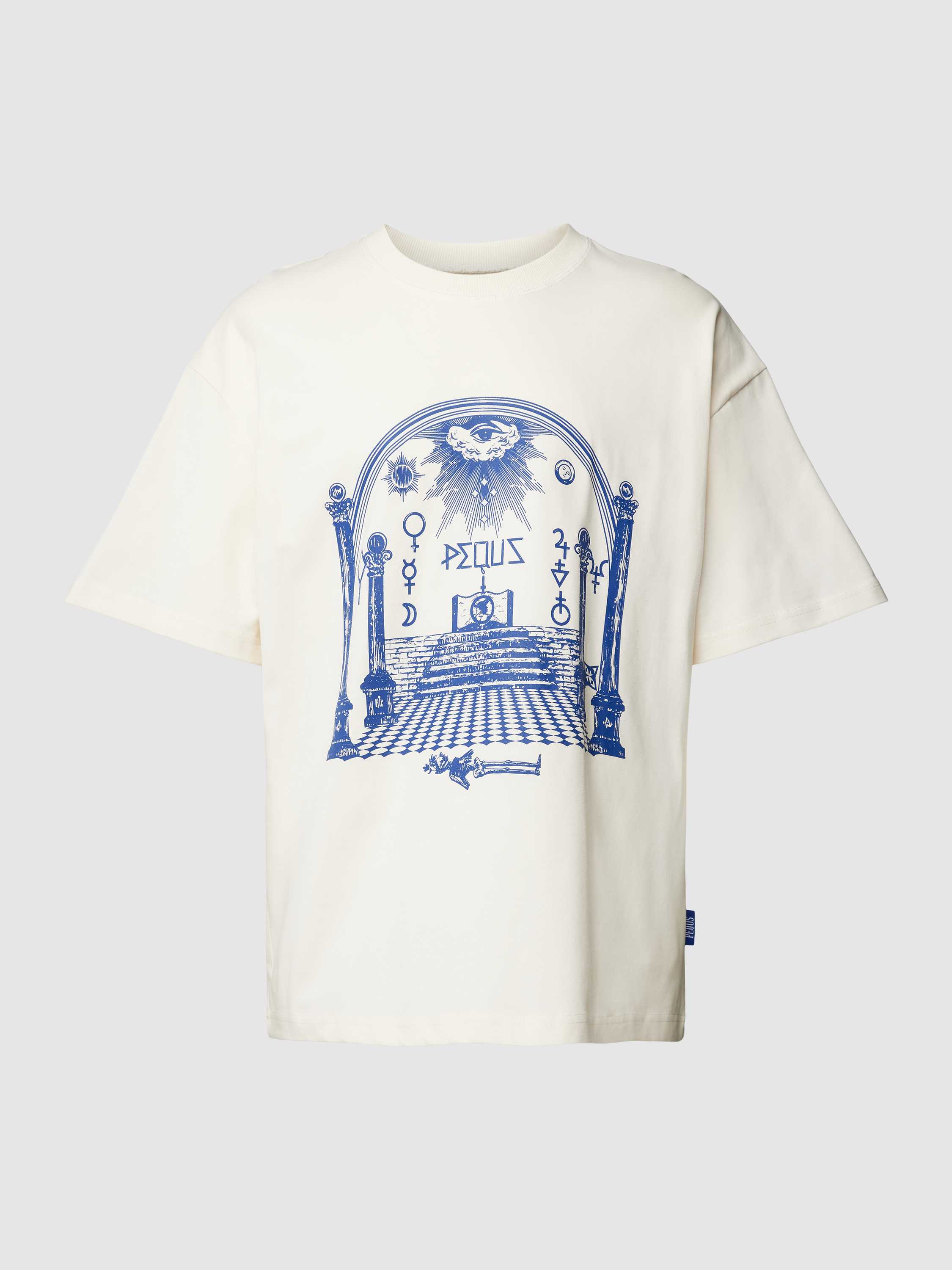 PEQUS T-shirt met motiefprint