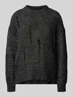 Only Oversized pullover met breipatroon model 'MAYA'