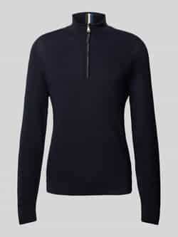 BRAX Gebreide pullover met opstaande kraag model 'Steffen'