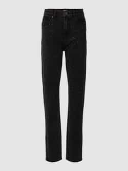 Only Hoge Taille Denim Boyfriend Jeans Black Dames