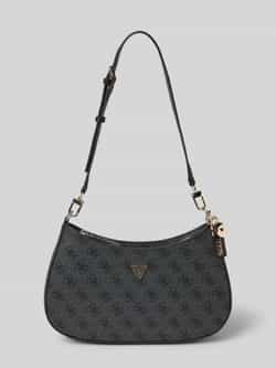 Guess Handtas met labelapplicatie en schouderband