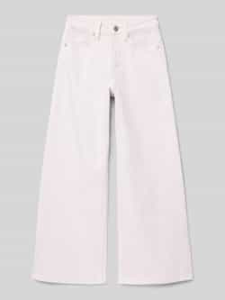 Tom Tailor Wide leg jeans van katoenmix
