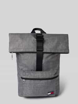 TOMMY JEANS Rugzak TJM ESS DAILY SEASONAL ROLLTOP heren vrijetijds-rucksack vrijetijds-bag met klik- en ritsluiting