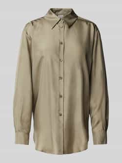 Marella Regular fit zijden blouse met overhemdkraag model 'ALEC'