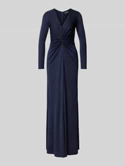 Lauren Ralph Lauren Avondjurk met knoopdetail model 'NADIRA'
