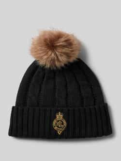 Ralph Lauren CBL Crst PTC HAT Black Dames