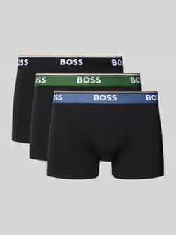 Boss Boxershort met elastische band met logo in een set van 3 stuks
