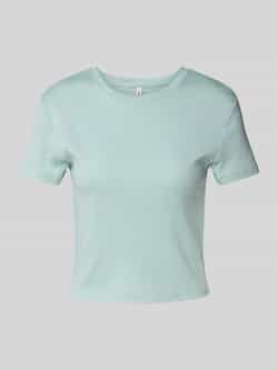 Only Slim fit T-shirt van puur katoen model 'ELINA'