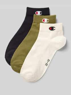 Champion Sokken met logodetail in een set van 3 paar model 'QUARTER SOCKS'