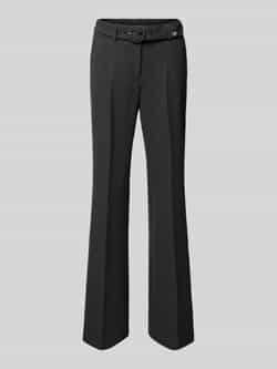 CAMBIO Regular fit stoffen broek met riem model 'FRANCE'