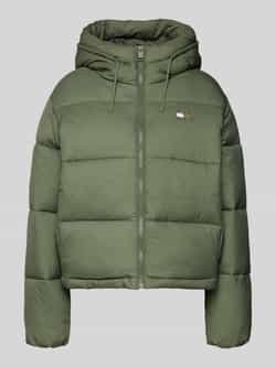 Tommy Jeans Gewatteerd regular fit jack met capuchon