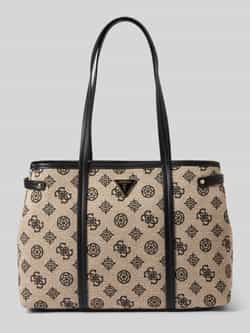 Guess Handtas met labelapplicatie model 'BEYZA GIRLFRIEND TOTE'