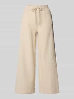 Christian Berg Woman Wide leg stoffen broek in verkorte pasvorm