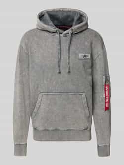 Alpha industries Hoodie met ritszak op de mouw