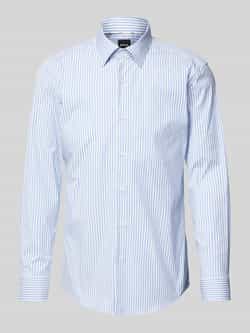 Boss Slim fit zakelijk overhemd met kentkraag model 'Hank'
