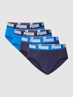 Puma Slip met elastische band met logo in een set van 4 stuks