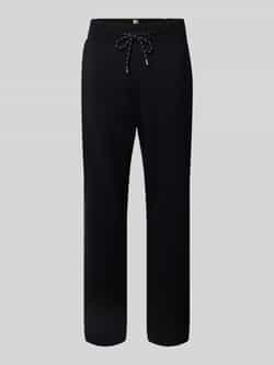 Boss Regular fit sweatpants van een mix van katoen en scheerwol model 'IDRICO'