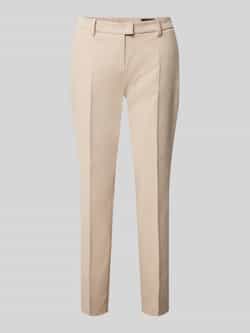 Windsor Slim fit stoffen broek met persplooien