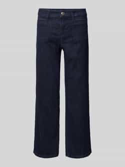 CAMBIO Wide leg jeans met verkort model 'TESS'