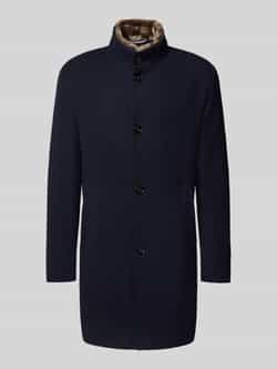 Bugatti Regular fit lange jas met viscose