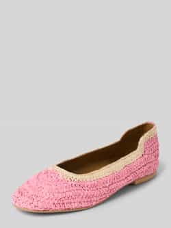 Inuovo Ballerina's in gevlochten look